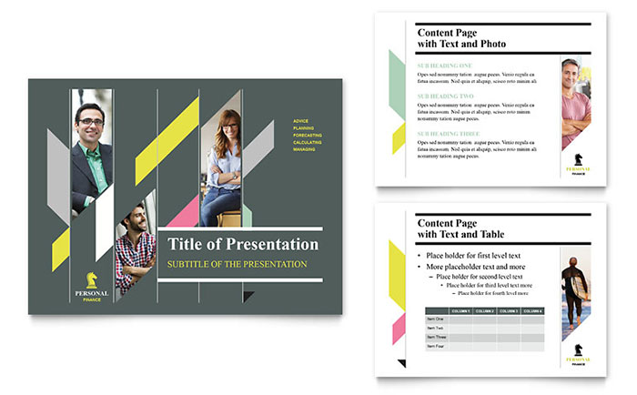 Personal Finance PowerPoint Presentation Template Design