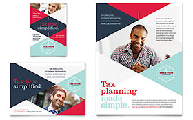 Tax Preparer Flyer & Ad Template Design