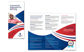 Bank Brochure Template Design