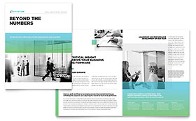 Auditing Firm Brochure Template Design