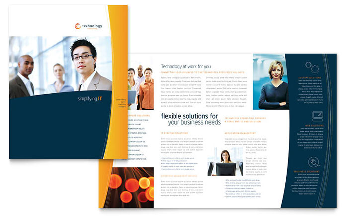 Free Business Brochure Template - InDesign, Illustrator, Word, Publisher, Pages, QuarkXPress, CorelDraw