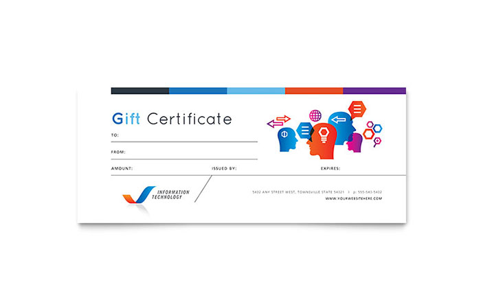 Free Printable Gift Certificate Template Download - InDesign, Illustrator, Word, Publisher, Pages, QuarkXPress, CorelDraw