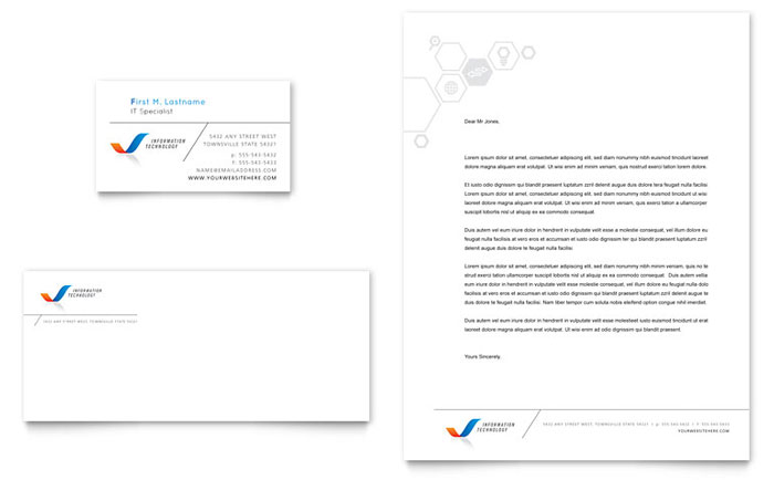 Free Printable Letterhead Template Download - InDesign, Illustrator, Word, Publisher, Pages, QuarkXPress, CorelDraw