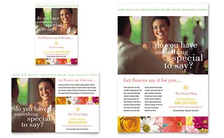 Florist Shop Flyer & Ad Template