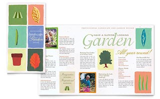 Garden & Landscape Design Brochure Template