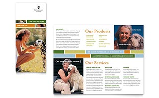 Veterinarian Clinic Brochure Template