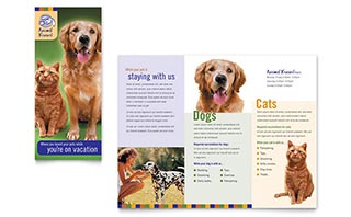 Dog Kennel & Pet Day Care Brochure Template