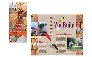 Home Builder & Contractor Brochure Template