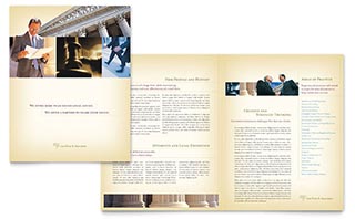 Attorney & Legal Services Brochure Template