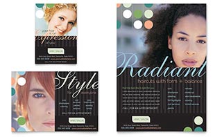 Beauty & Hair Salon Flyer & Ad Template