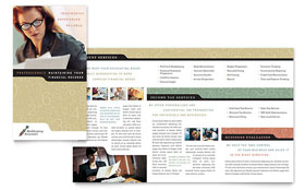 Bookkeeping & Accounting Services Brochure Template Design