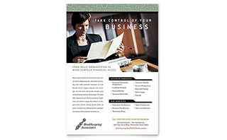 Bookkeeping & Accounting Services Flyer Template