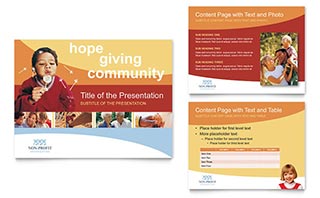 Community Non Profit PowerPoint Presentation Template