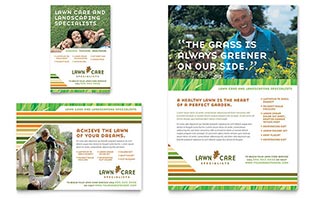 Lawn Care & Mowing Flyer & Ad Template