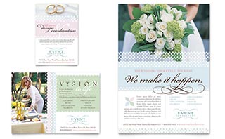 Wedding & Event Planning Flyer & Ad Template