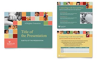 Non Profit Association for Children PowerPoint Presentation Template