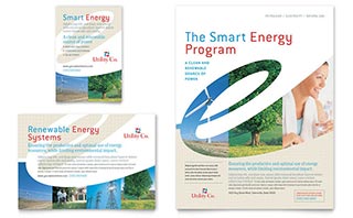 Utility & Energy Company Flyer & Ad Template