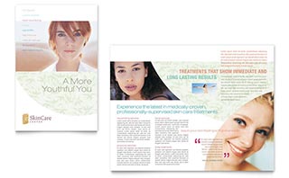 Skin Care Clinic Brochure Template