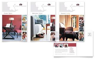 Interior Designer Postcard Template