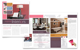 Interior Designer Newsletter Template Design