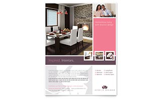 Interior Designer Flyer Template