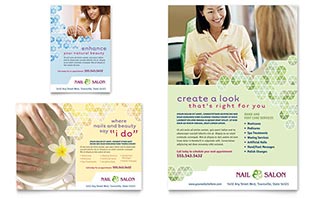 Nail Salon Flyer & Ad Template