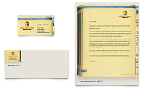 Home Repair Services Business Card & Letterhead Template Design