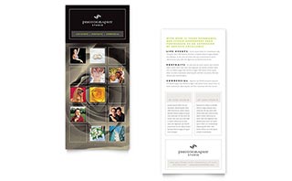 Photography Studio Rack Card Template