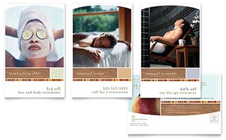 Health & Beauty Spa Postcard Template