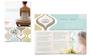 Wedding Store & Supplies Brochure Template