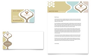 Wedding Store & Supplies Business Card & Letterhead Template