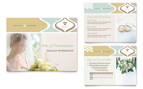 Wedding Store & Supplies PowerPoint Presentation Template Design