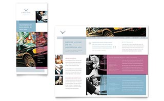 Limousine Service Brochure Template