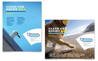 Car Cleaning Poster Template