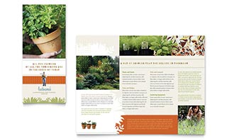 Landscape & Garden Store Brochure Template