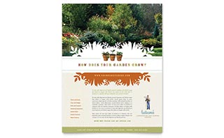 Landscape & Garden Store Flyer Template