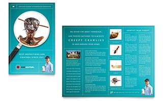 Pest Control Services Brochure Template