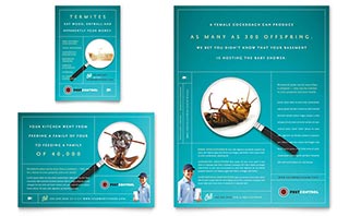 Pest Control Services Flyer & Ad Template