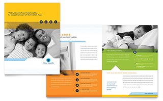 Home Security Systems Brochure Template