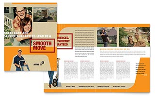 Movers & Moving Company Brochure Template