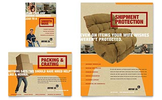 Movers & Moving Company Flyer & Ad Template