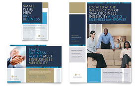 Small Business Consulting Flyer & Ad Template Design