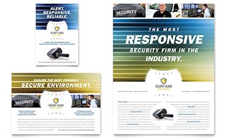 Security Guard Flyer & Ad Template