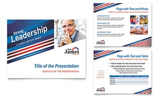 Political Campaign PowerPoint Presentation Template