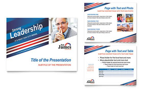 Political Campaign PowerPoint Presentation Template Design