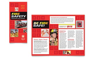 Fire Safety Brochure Template