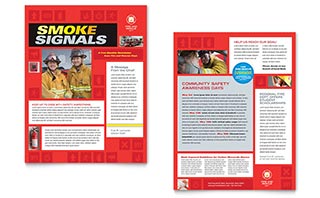 Fire Safety Newsletter Template