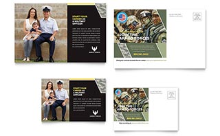 Military Postcard Template