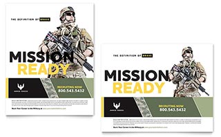 Military Poster Template