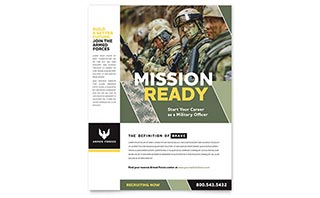 Military Flyer Template